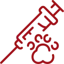 Icone de Serviços Vacinação Clínica Veterinária Bolt